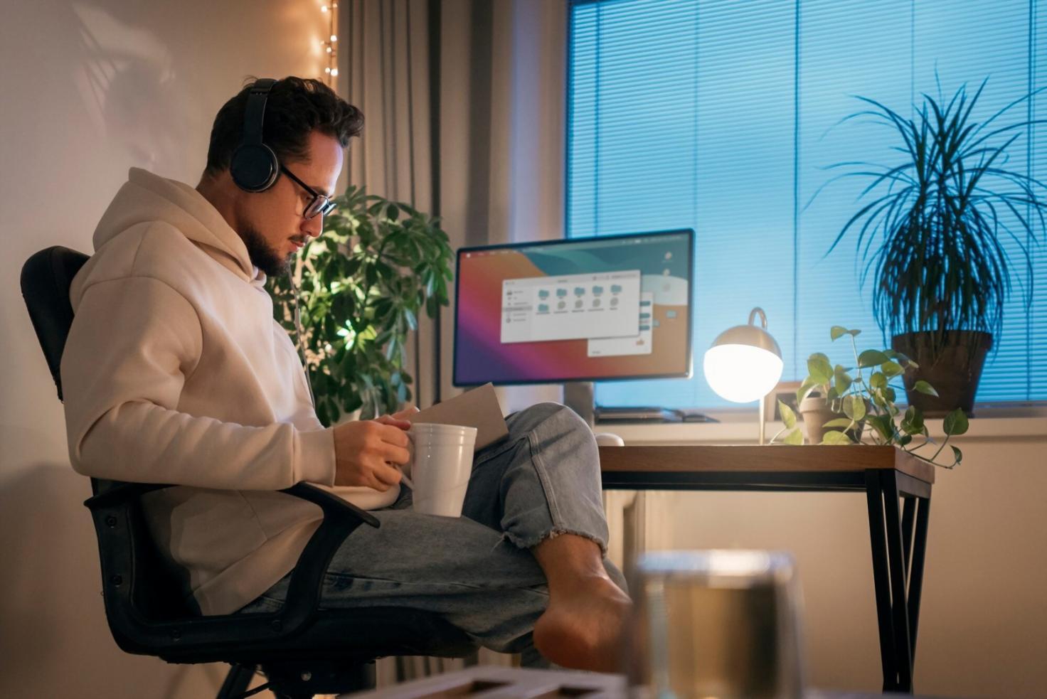 Team bei der Analyse von Finanzberichten und Marktdaten